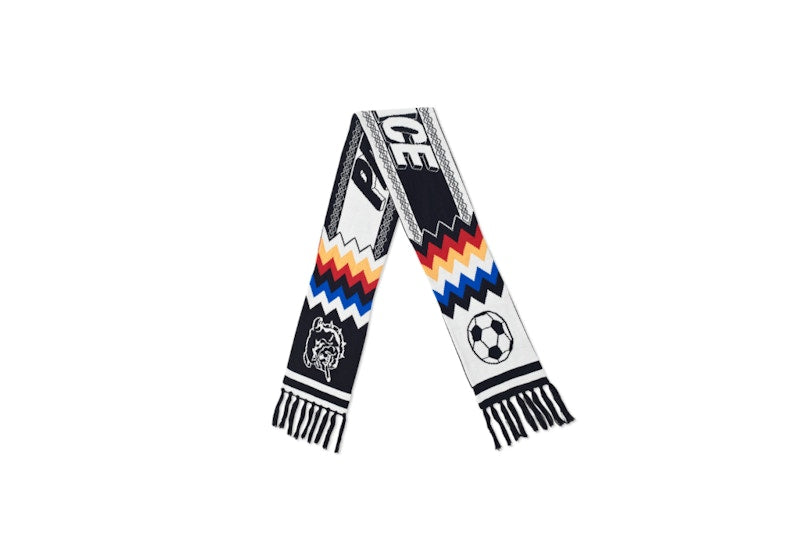 Palace Bulldog Scarf Black/White