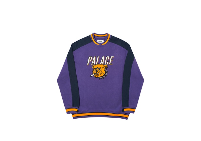 Palace Bunning Bulldog Crew Purple