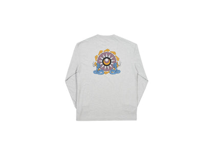 Palace Bunning Snake Longsleeve Grey Marl