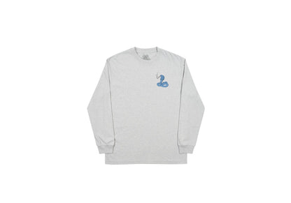 Palace Bunning Snake Longsleeve Grey Marl