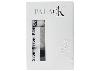 Palace CK1 Boxer Briefs (3 Pack) White/Light Grey Heather