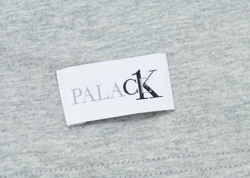 Palace CK1 Short Sleeve Crew Neck Tee (3 Pack) White/Light Grey Heather/Black