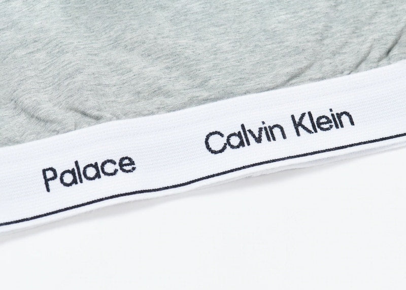 Palace CK1 Unlined Bralette Light Grey Heather