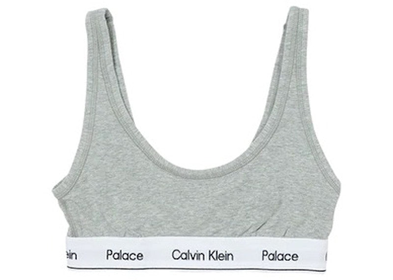 Palace CK1 Unlined Bralette Light Grey Heather