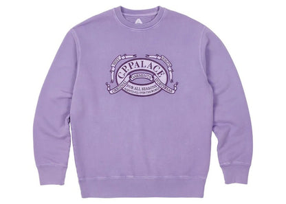 Palace C.P. Company Classic Over Dyed Crew Purple