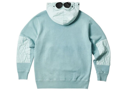 Palace C.P. Company Goggle Hoodie Blue
