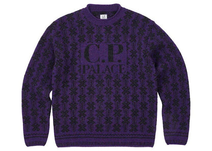 Palace C.P. Company Lambswool Knit Purple