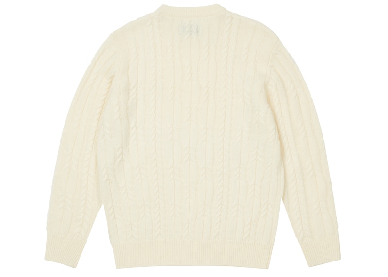 Palace Cable Knit Cream