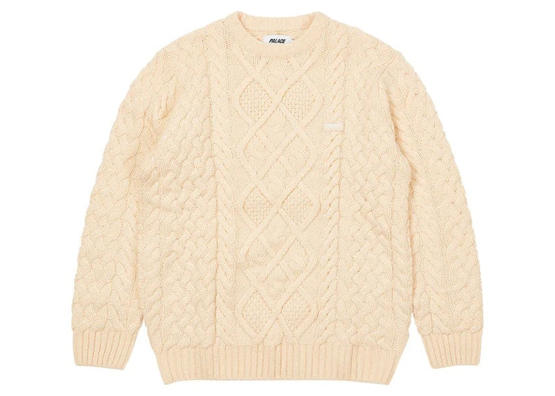 Palace Cable Knit Ecru