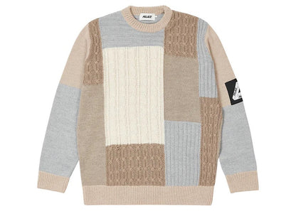Palace Cable Patchwork Knit Multi