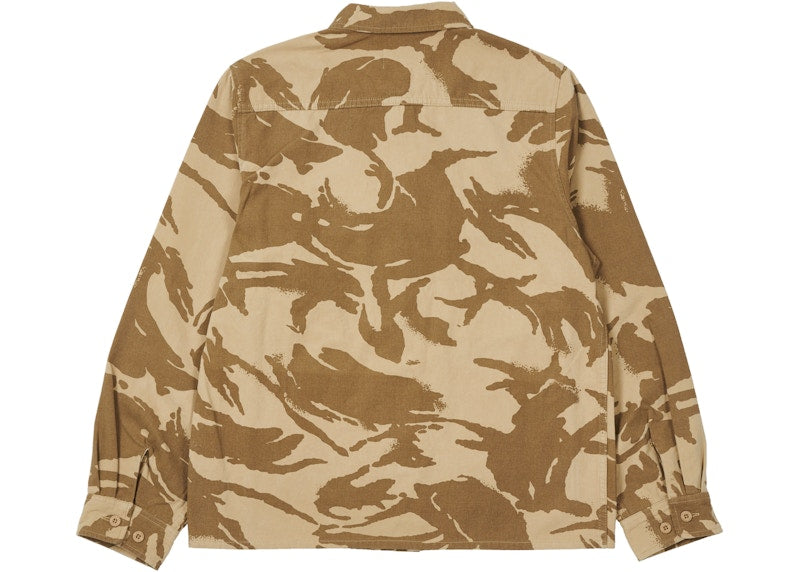 Palace Canvas Shirt Desert Camo