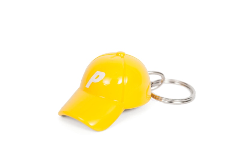 Palace Cap Keyring Yellow