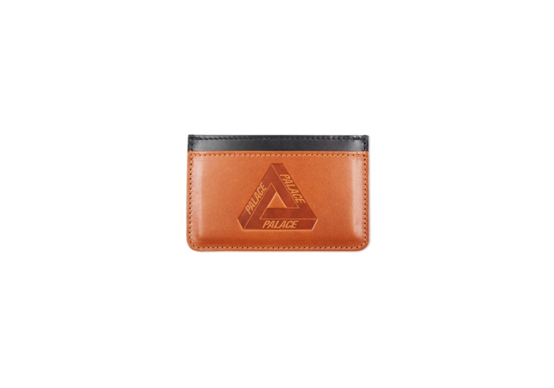 Palace Card Holder Tan Tri-Ferg
