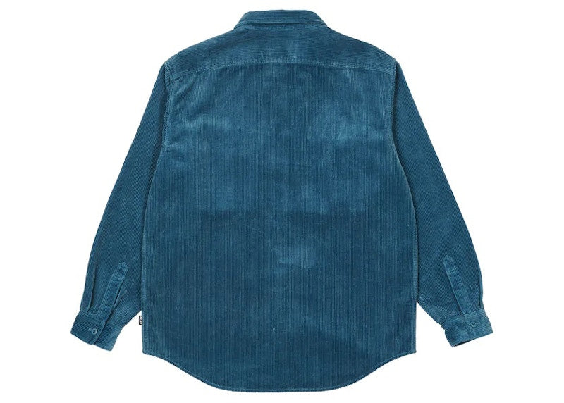 Palace Cargo Cord Shirt Blue