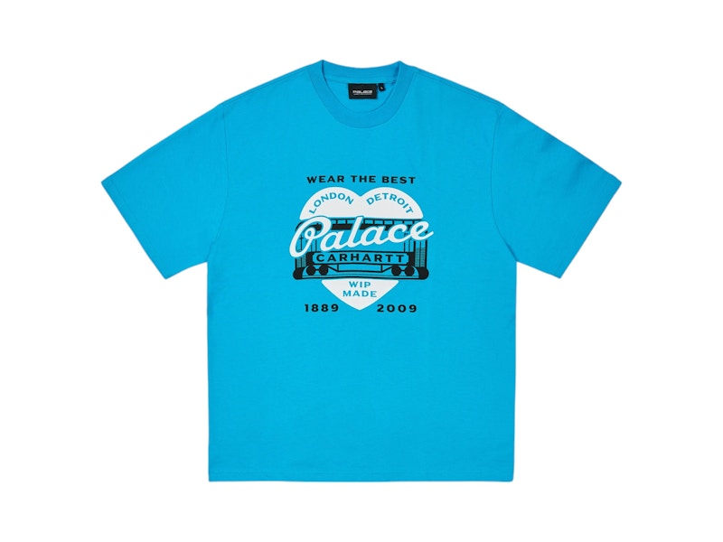 Palace Carhartt WIP Heart T-Shirt Safety Blue