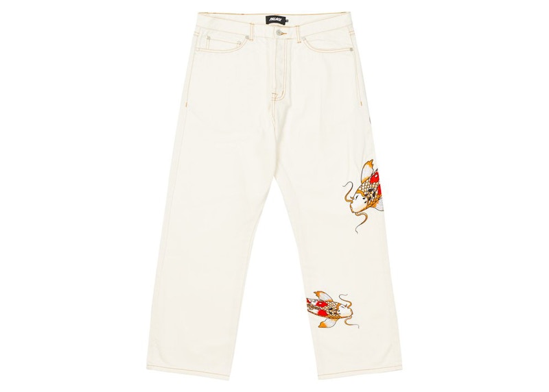 Palace Carp Jean White
