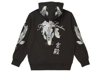 Palace Carp Zip Hood Black