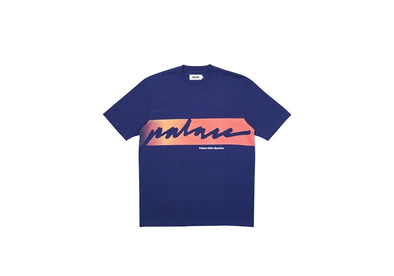 Palace Catch Das Fade T-shirt Navy