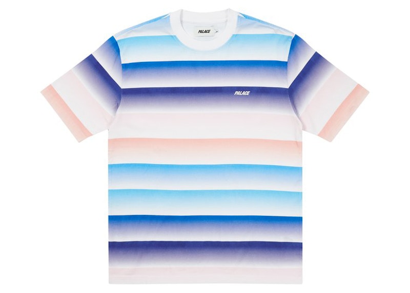 Palace Catch The Fade T-shirt Blue/Peach