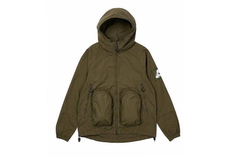 Palace Cell Net Jacket Olive