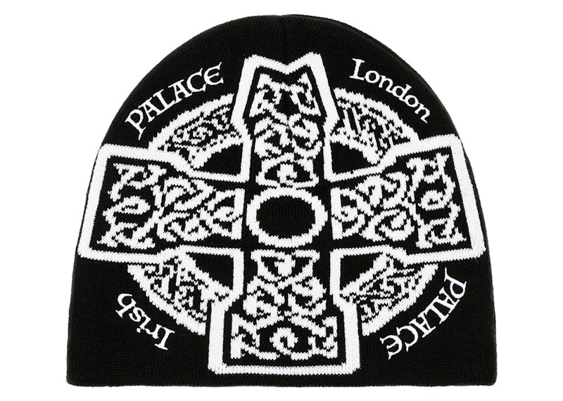Palace Celtic Nein Cuff Beanie Black