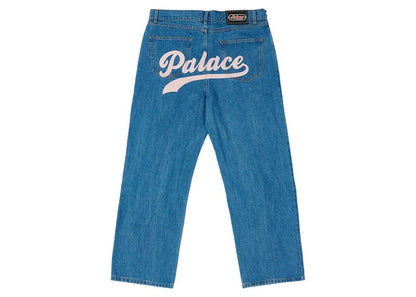 Palace Chain Script Jean Stone Wash