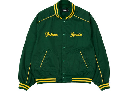 Palace Chain Stitch Bomber Jacket Green