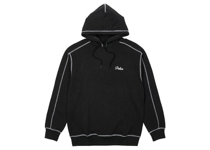 Palace Chain Stitch Hood Black