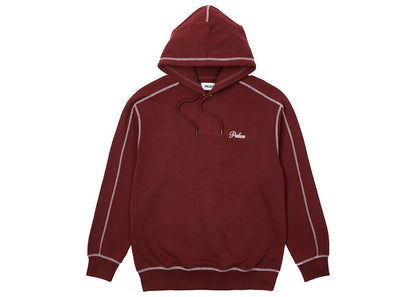 Palace Chain Stitch Hood Cherry