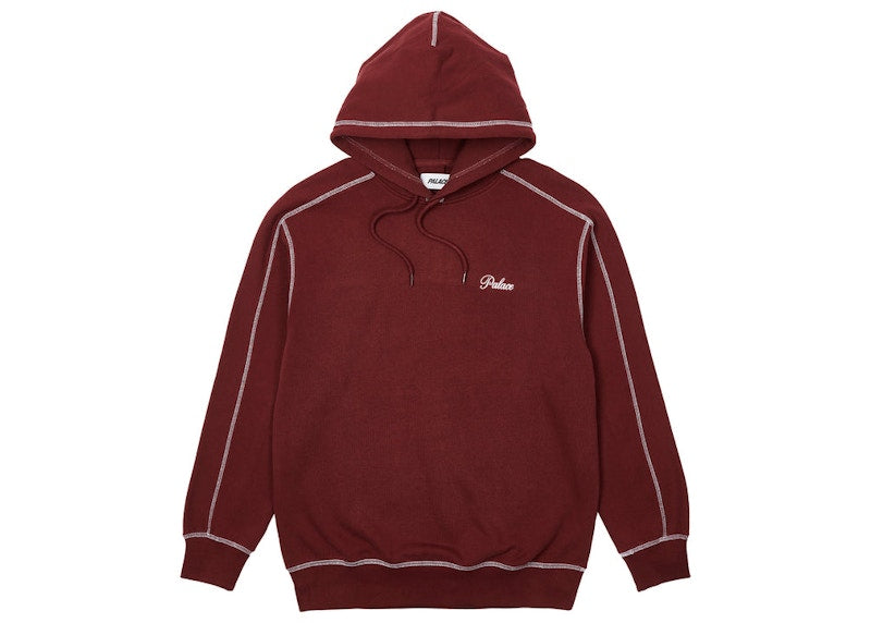 Palace Chain Stitch Hood Cherry