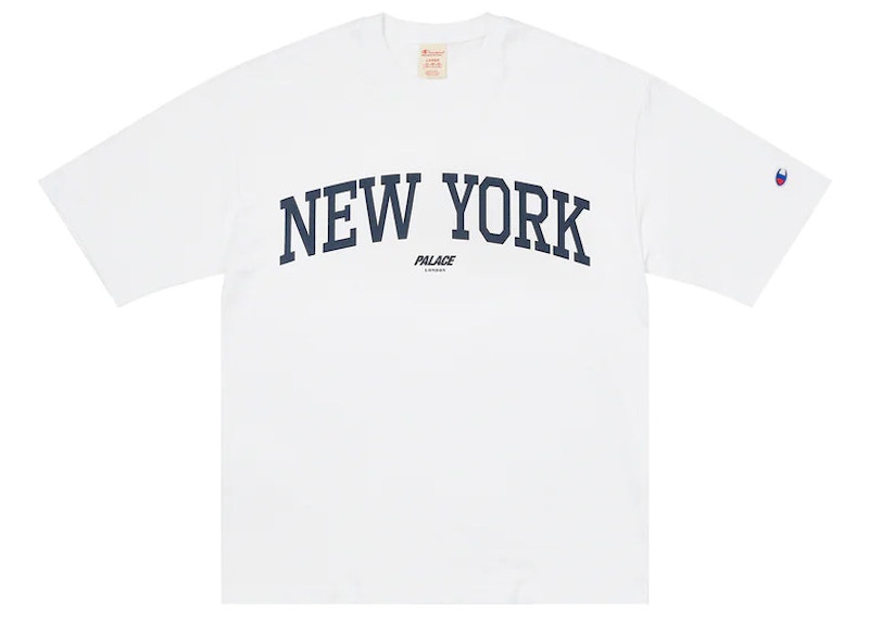 Palace Champion New York Shop T-shirt White