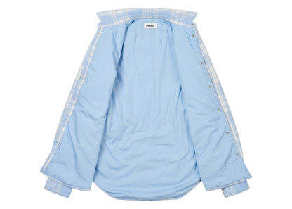 Palace Check Insulated Shirt Faint Blue