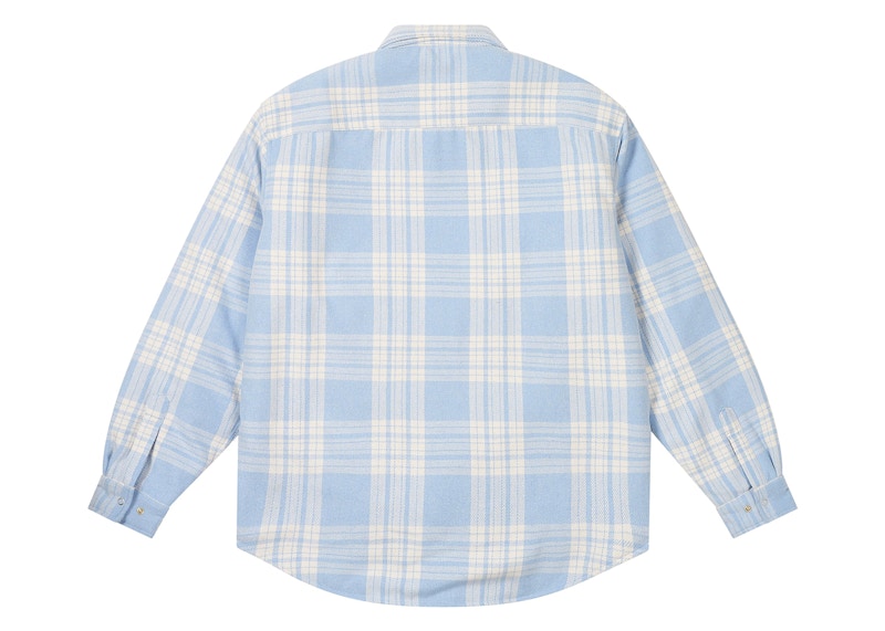 Palace Check Insulated Shirt Faint Blue