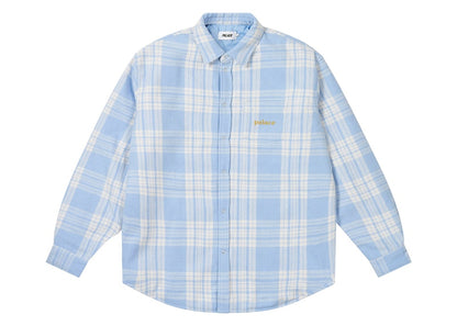 Palace Check Insulated Shirt Faint Blue