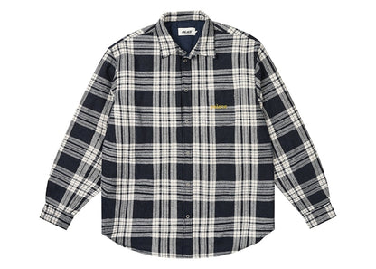 Palace Check Insulated Shirt Navy