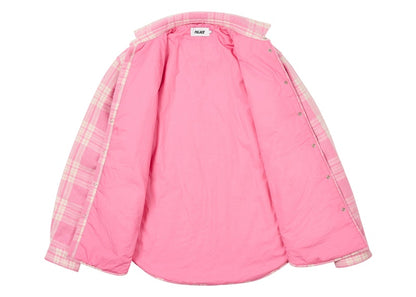Palace Check Insulated Shirt Pink
