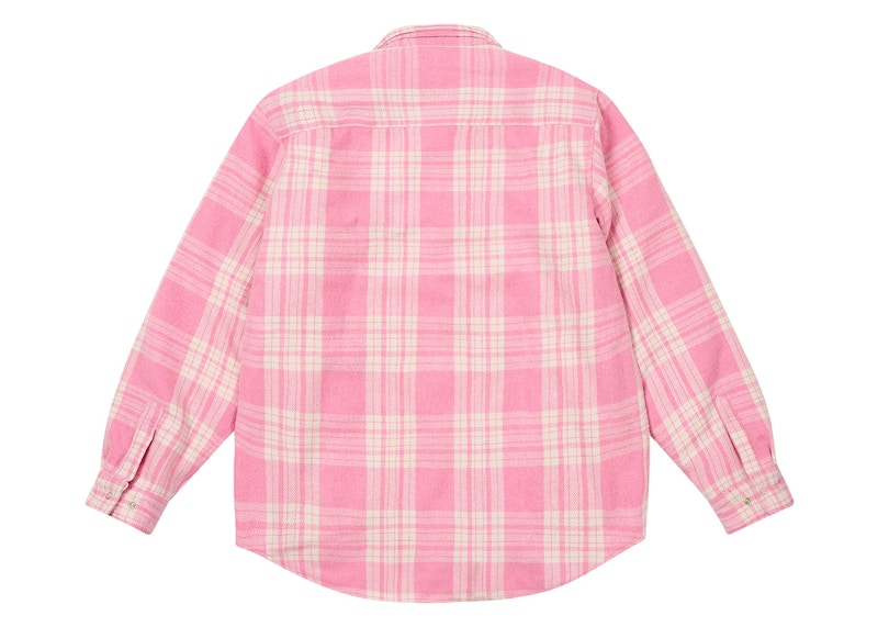 Palace Check Insulated Shirt Pink