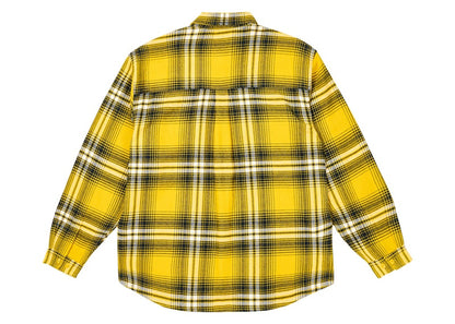 Palace Check Shirt Nectar Yellow