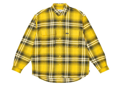 Palace Check Shirt Nectar Yellow