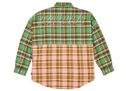 Palace Checkmate Drop Shoulder Shirt Green