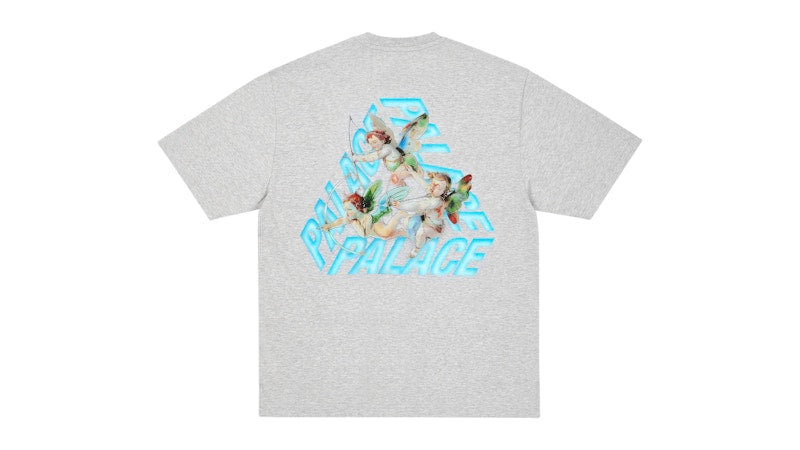 Palace Cherub P3 T-Shirt Grey Marl