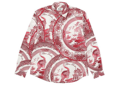 Palace China Plate Shirt Red