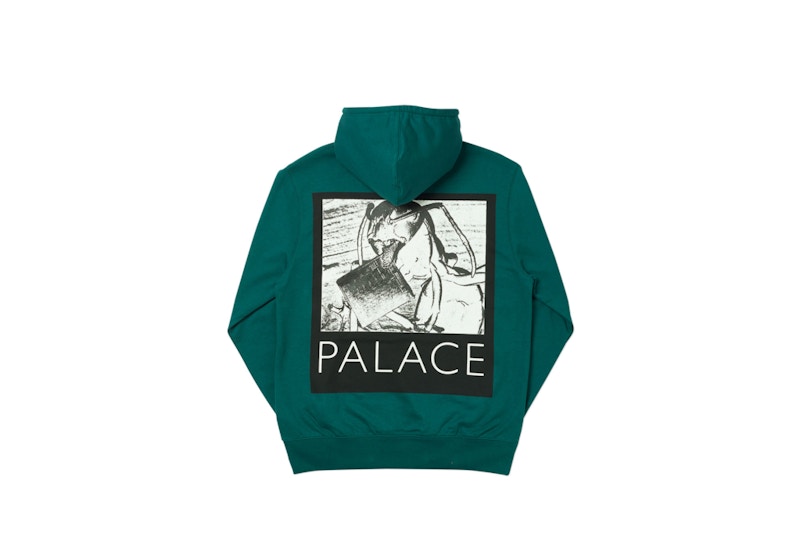 Palace Chip Hood Forest Green