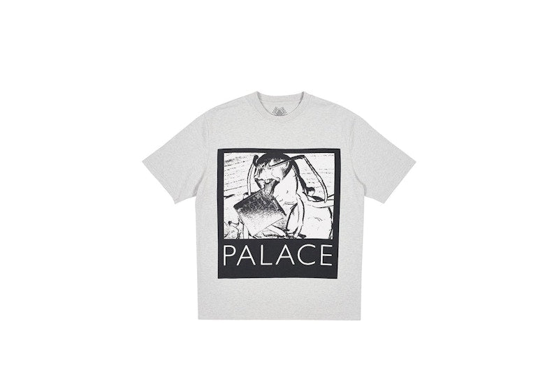 Palace Chip T-shirt Grey Marl