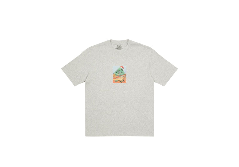 Palace Chrimbo Zoo T-shirt Grey Marl