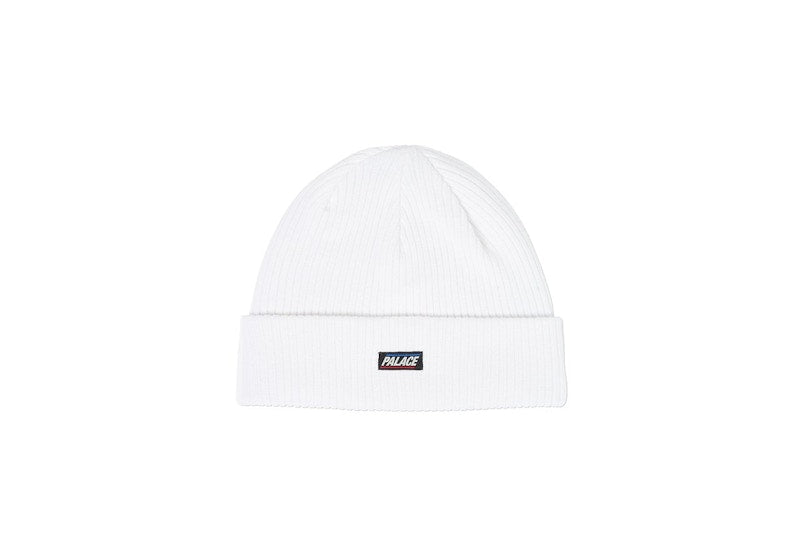 Palace Chunk Rib Beanie White