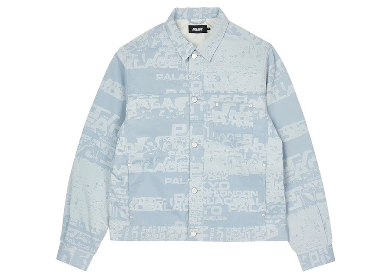 Palace Cities Jacquard Jacket Blue