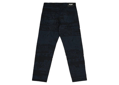 Palace Cities Jacquard Trouser Black