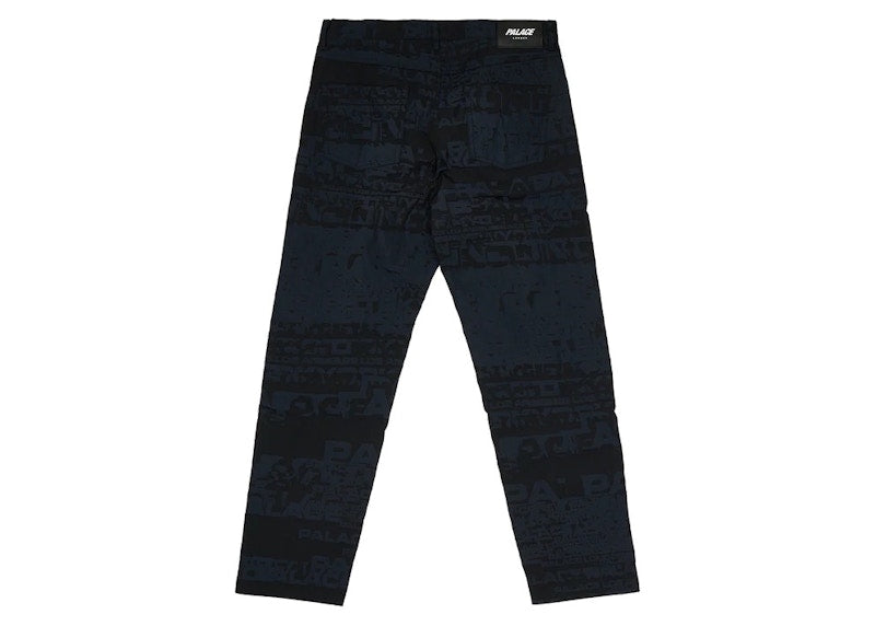 Palace Cities Jacquard Trouser Black