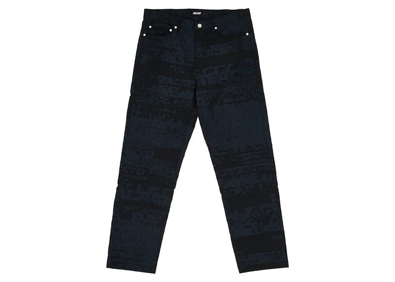 Palace Cities Jacquard Trouser Black